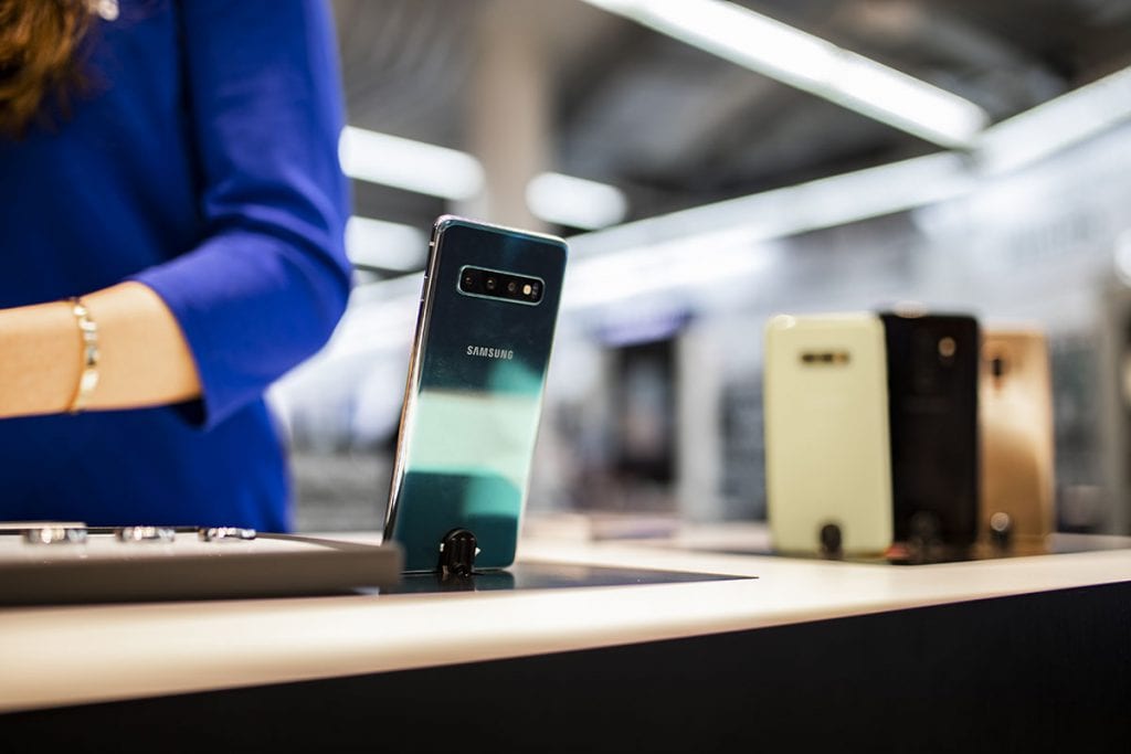 De Galaxy S10 wordt gelanceerd in de Media Markt